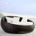 Ratan Outdoor Sunbed Cane Day Bed